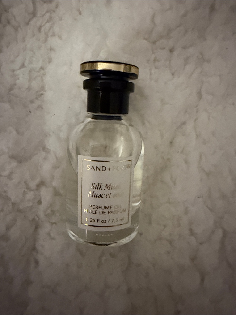 Sand + Fog Silk Musk Perfume Oil - Clear Bottle